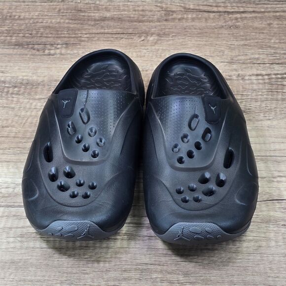 Nike Jordan Roam Slide Men\'s Size 10 Black Iron Gray Sandals RUN SMALL READ DESC main image 4